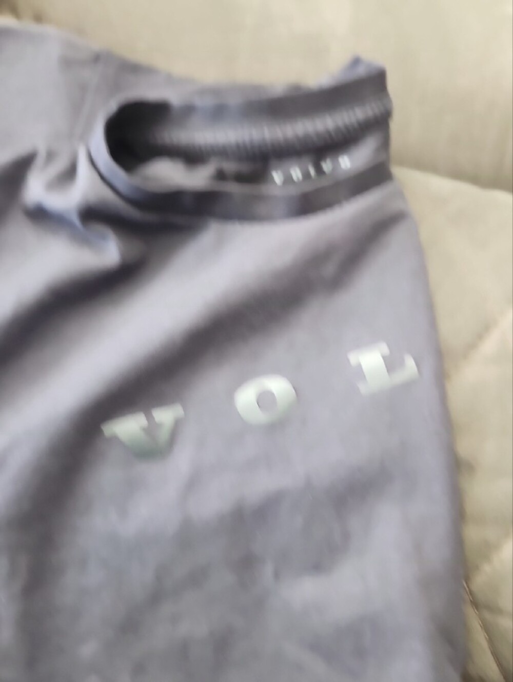 Volvo Women's Short Sleeve Logo Tee in Light Gray - Picture 4 of 4